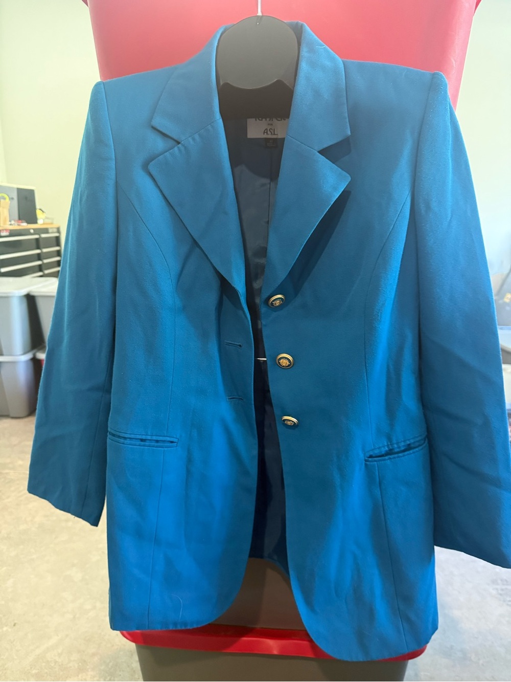 Teal Blue Women's Blazer Jacket p82